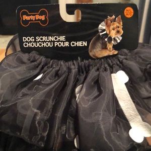 Party DOG costume-  doggie scrunchie.. Size:  Med/large.  New with tags